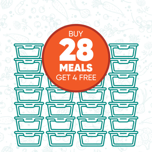 Buy 28 Meals, Get 4 Free