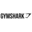 The GYMSHARK logo in bold black letters, with a stylized shark head design integrated into the letter K on a white background.