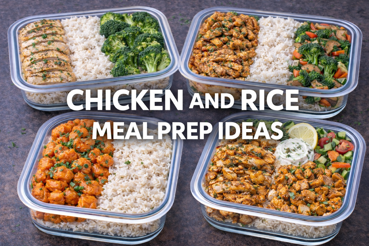Easy and Healthy Chicken and Rice Meal Prep Ideas – Hummus Fit