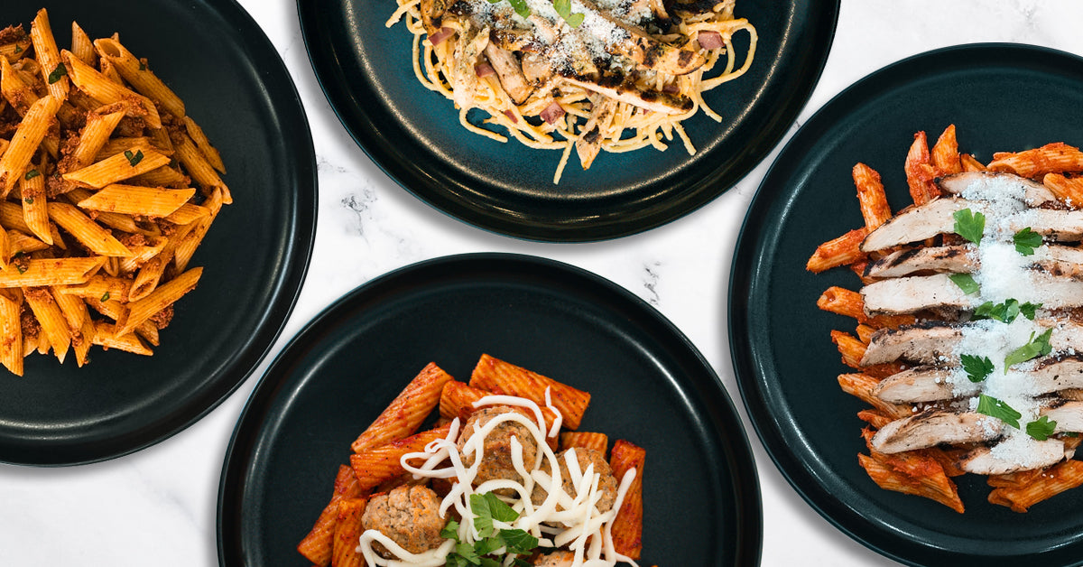Easy & Healthy Pasta Meal Prep – Hummus Fit