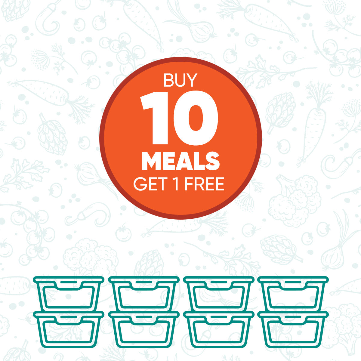 Buy 10 Meals, Get 1 Free