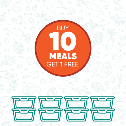 Buy 10 Meals, Get 1 FREE