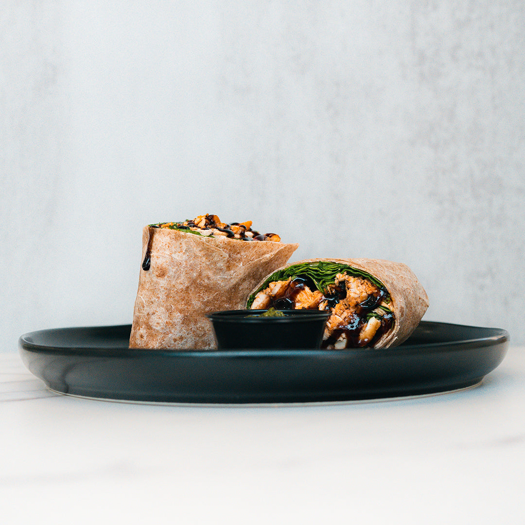Easy Grilled Chicken Pesto Wrap (Meal Prep) – Hummus Fit