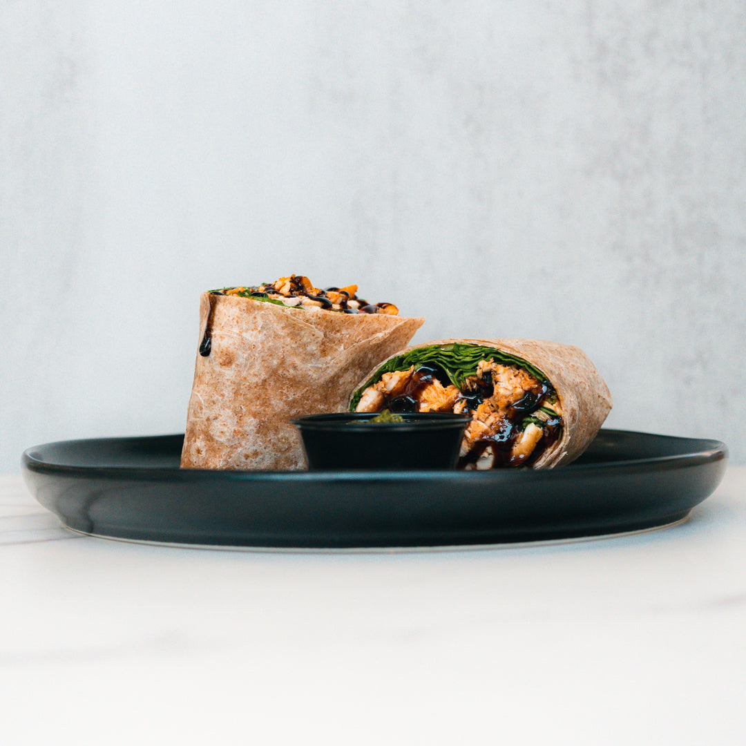 Easy Grilled Chicken Pesto Wrap (Meal Prep) – Hummus Fit