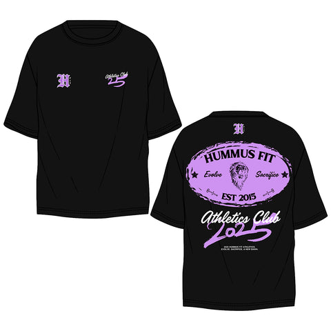 Spring Athletics Club Oversized Tee - Purple