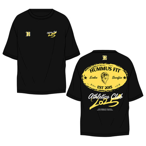 Spring Athletics Club Oversized Tee - Yellow