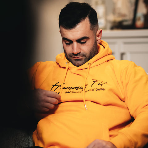 2025 HFit Athletics Oversized Pullover (Yellow Orange)