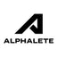 The image features the Alphalete logo, consisting of a bold, stylized letter A above the word ALPHALETE in uppercase black letters on a white background.