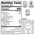 Nutrition Facts for Cinnamon Roll Pancakes: 485 calories, 13g fat, 873mg sodium, 64g carbs, 28g protein. Contains dairy, gluten, and eggs. Enjoy with sugar free syrup for a lighter treat.