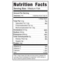Great for meal prep and weight loss, Baked Herbed Tilapia 1lb Competition Approved provides 218 calories, 4.5g fat, 95mg sodium, 0g carbs, and 44g protein per medium filet—plus iron and calcium, with no vitamin A or C.