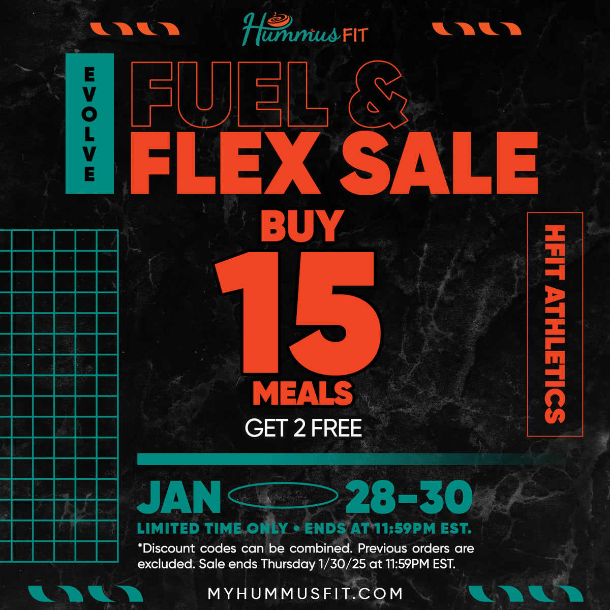 Fuel and Flex Sale - 15 Meals