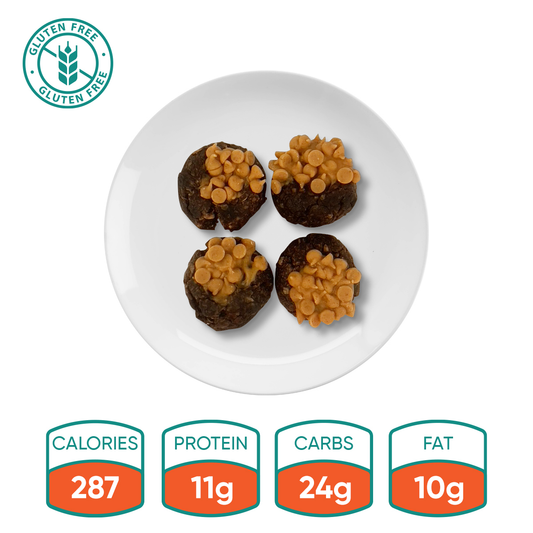 Peanut Butter Chip Protein Energy Bites