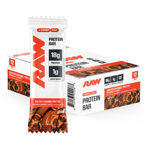 RAW Salted Caramel Pretzel 12-pack box