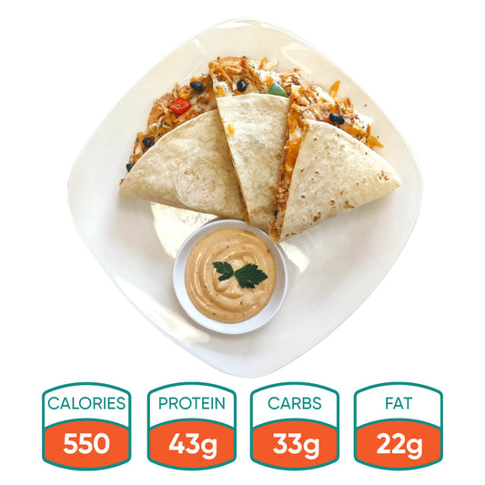 southwest chicken quesadilla meal service delivery