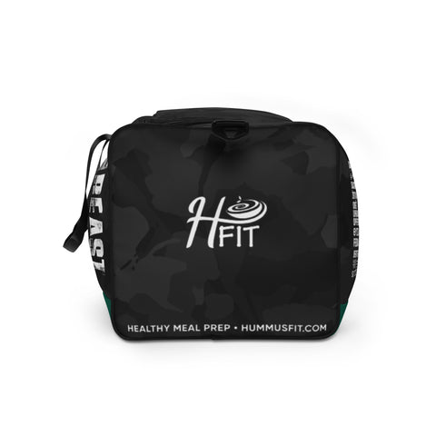 Hummus Fit Bolsa de deporte de camuflaje negro