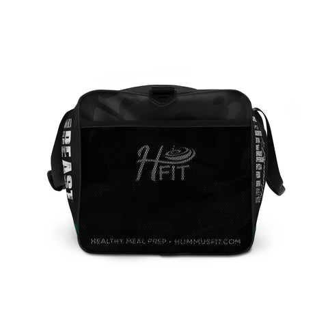 Hummus Fit Bolsa de deporte de camuflaje negro