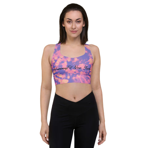 Pink & Purple Tye Dye Sports Bra