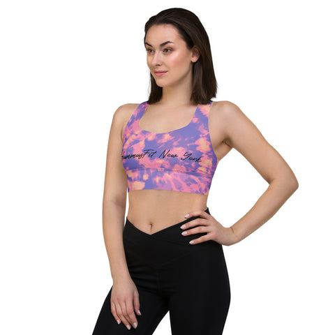 Pink & Purple Tye Dye Sports Bra