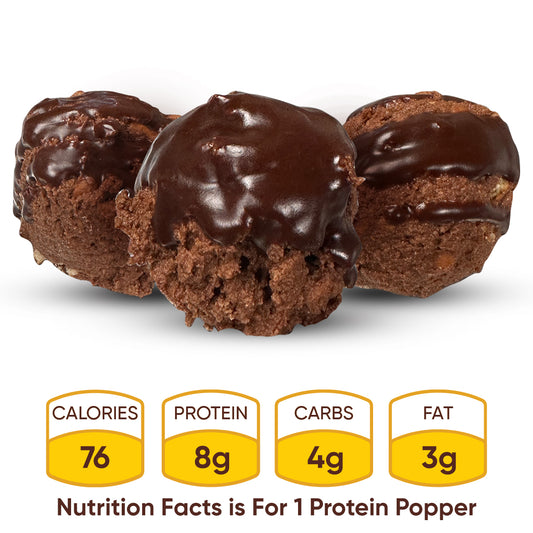 3 Banana Chocolate Protein Poppers
