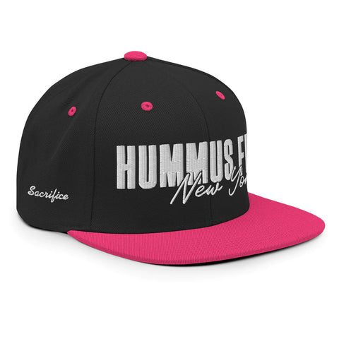 Gorra snapback negra y rosa