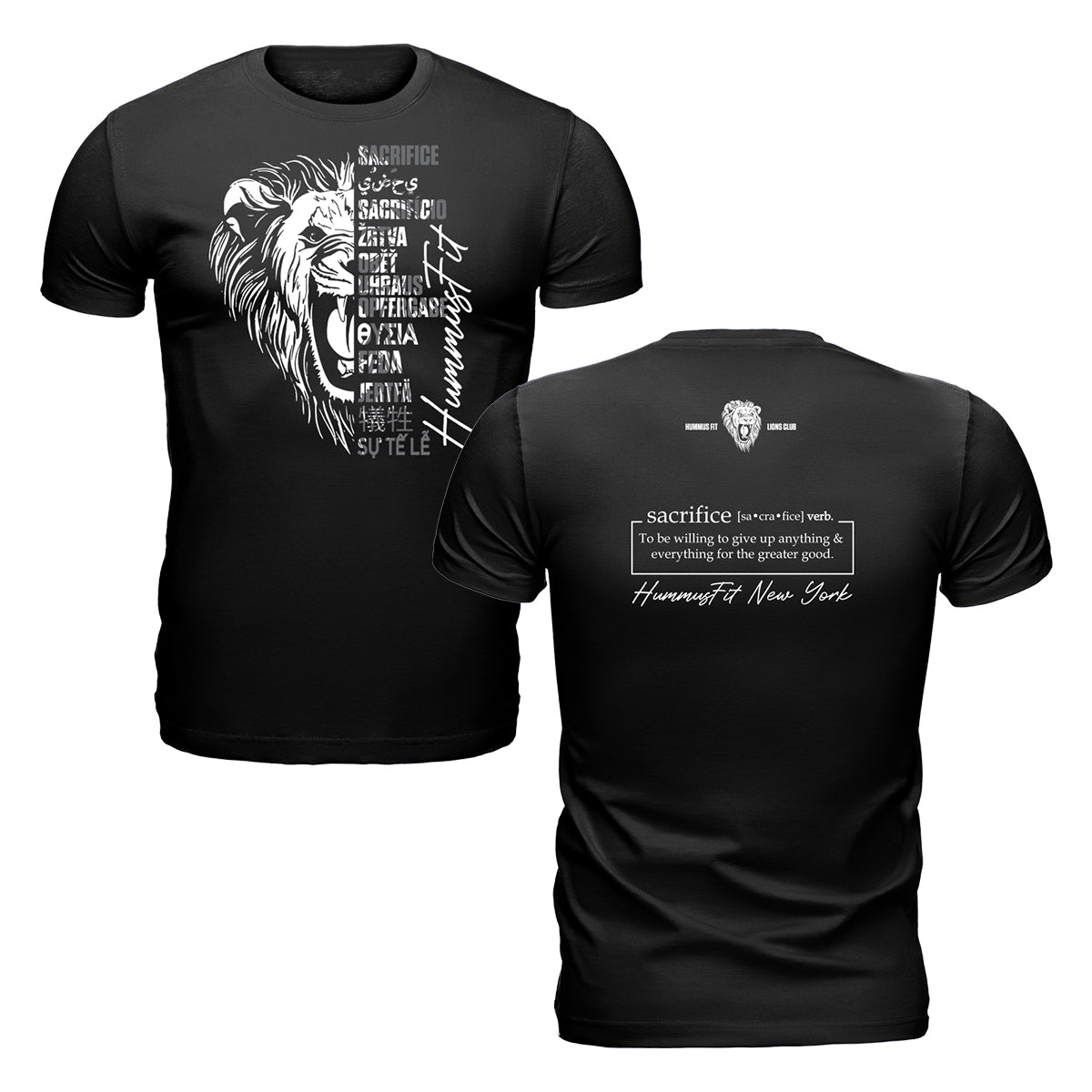 Unisex Sacrifice Meaning Black T-Shirt