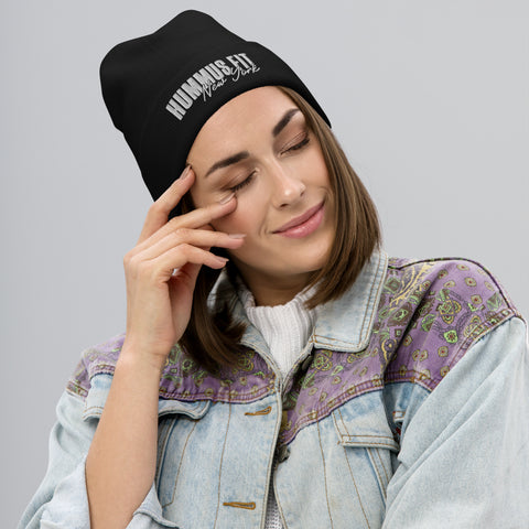 Hummus Fit NY Embroidered Beanie