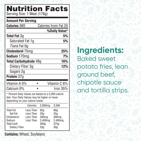 gluten free nacho average bowl prepared meal delivery