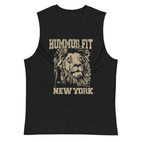 Unisex Hummus NY Muscle Shirt (Black)