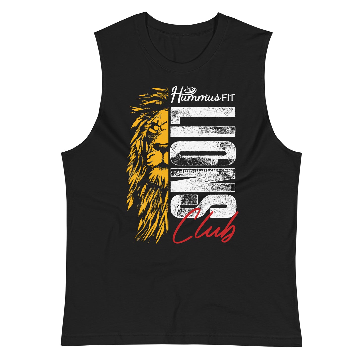 Unisex Lion's Club Muscle Shirt (Black)